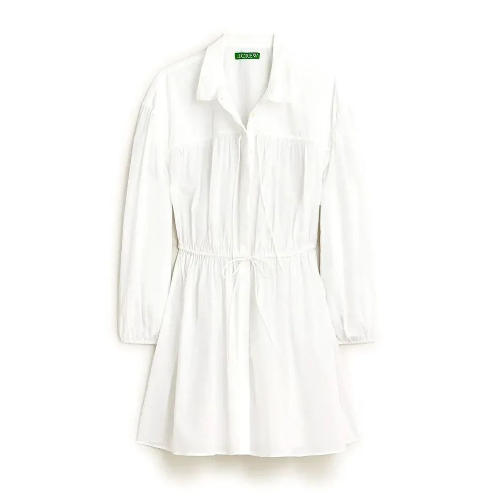 J Crew Tie Front Beach Dress in Cotton Voile NWT